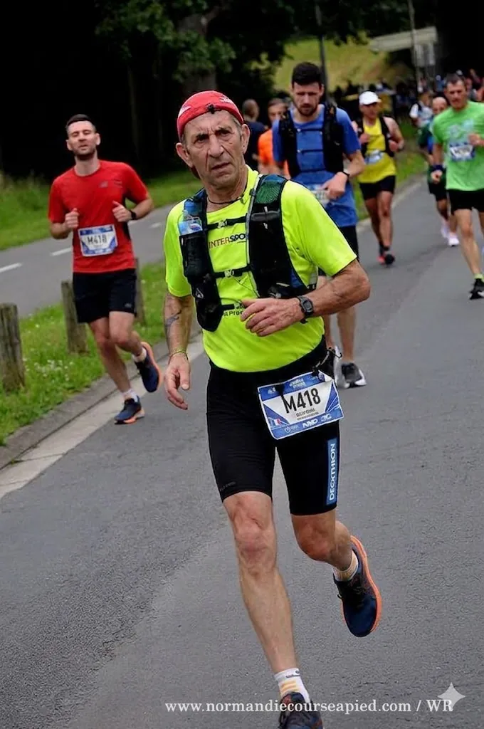Jean-Pierre Marie au Marathon de Caen 2024
